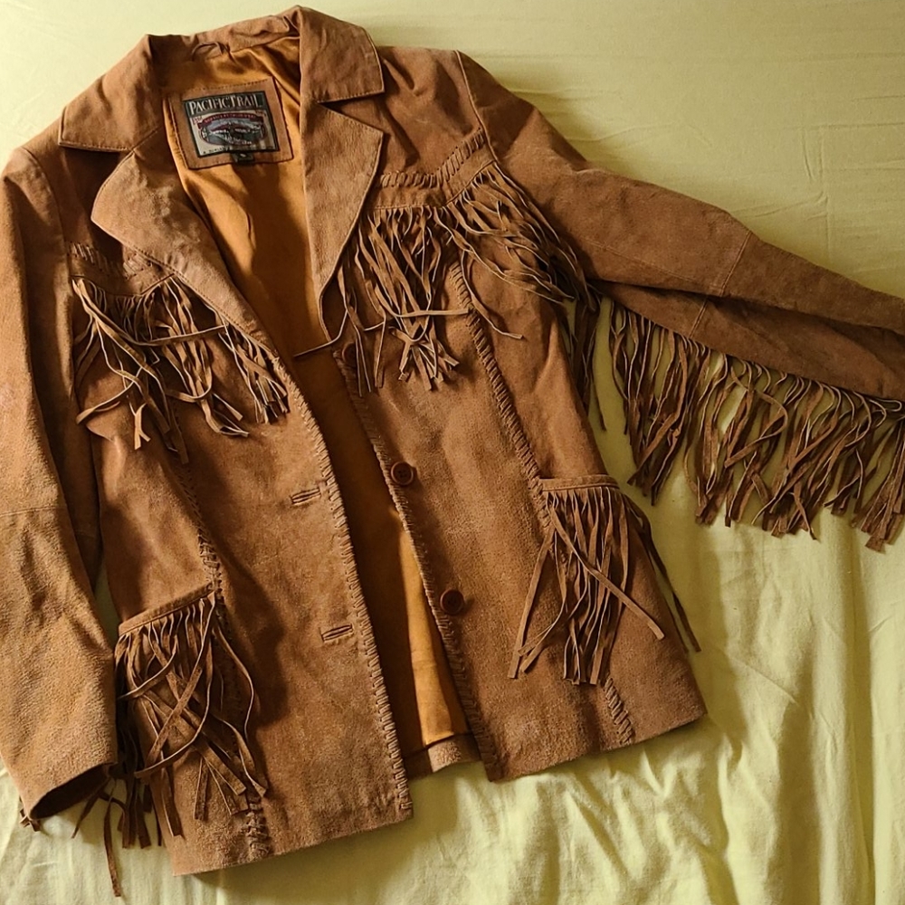 Pacific Trail Leather Fringe Jacket